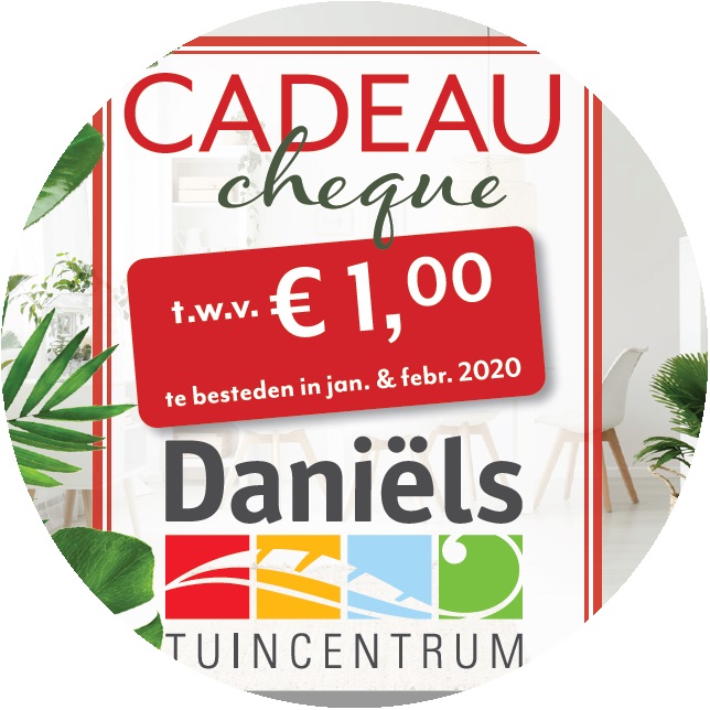 Cadeau Scheck Tuincentrum Daniels