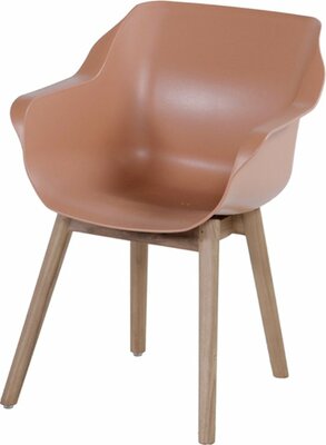 Sophie Teak Armchair italian terra seat